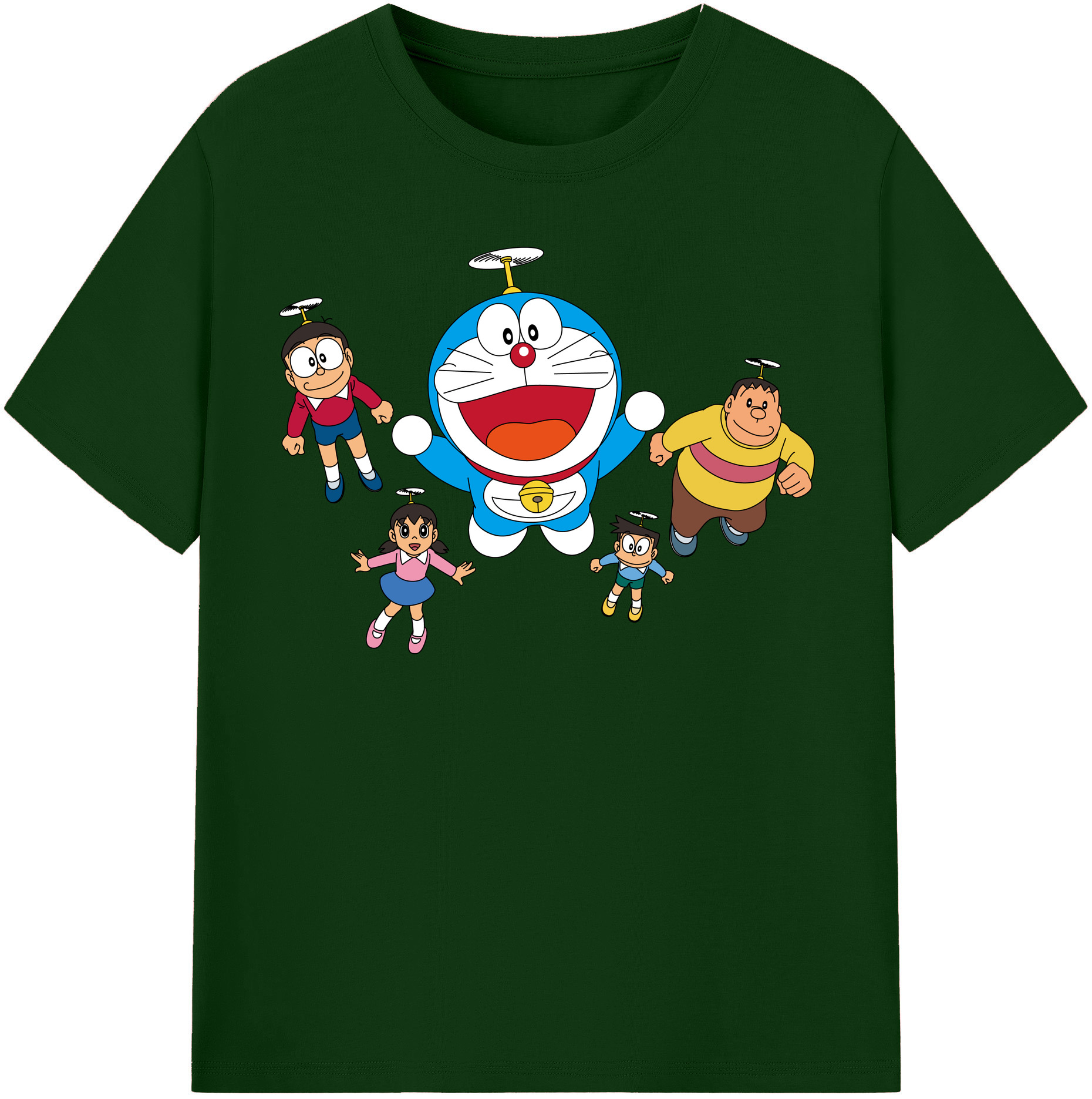 （画像用） ドラえもん 骨川 スネ夫 Doraemon Honekawa Suneo 綿100％半袖Tシャツ（フロントプリント）